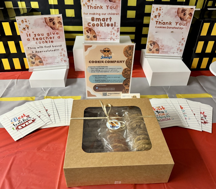 Gourmet Cookie Catering Display
